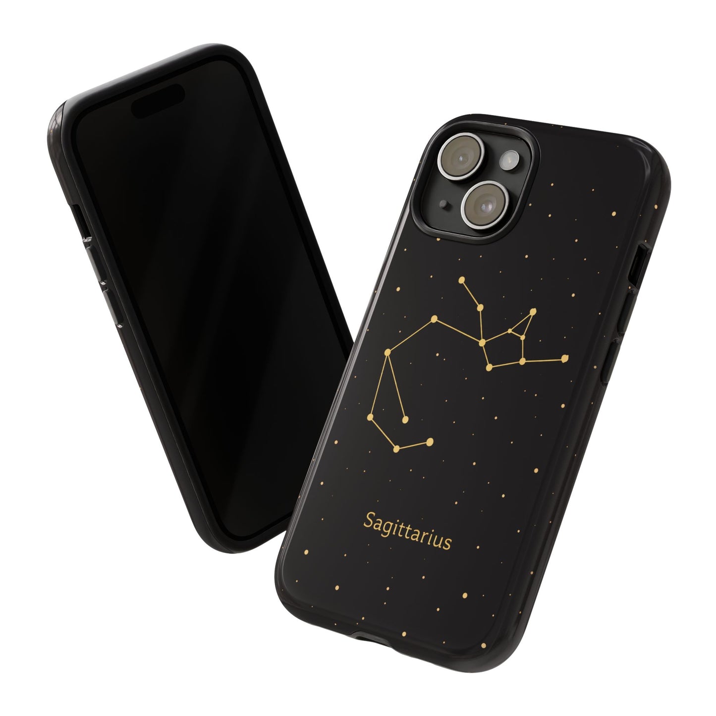 Sagittarius Zodiac Constellation Phone Case – Luxe Gold Celestial Cover