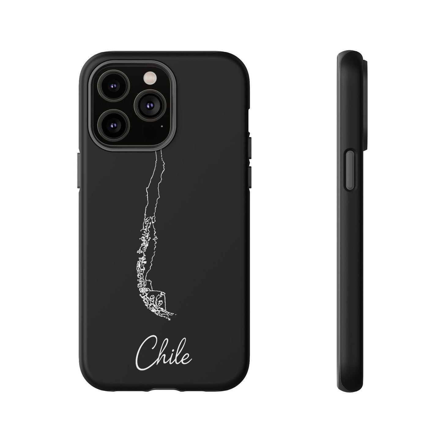 Chile Outline Phone Case – Minimal Country Map Tough Case (iPhone, Samsung, Pixel)