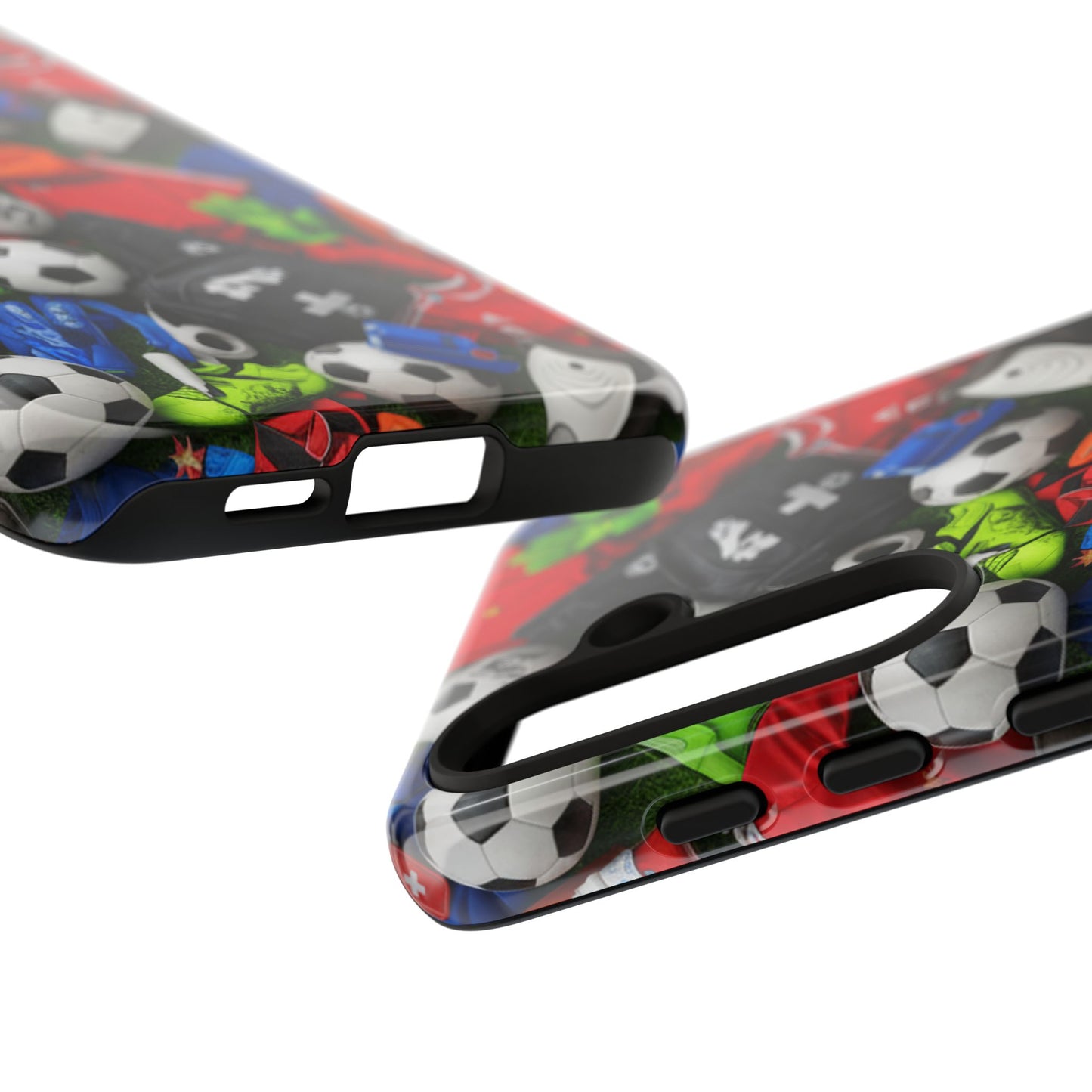 Soccer Ball Pattern Phone Case – Sports Fan Tough Protective Game Day Case