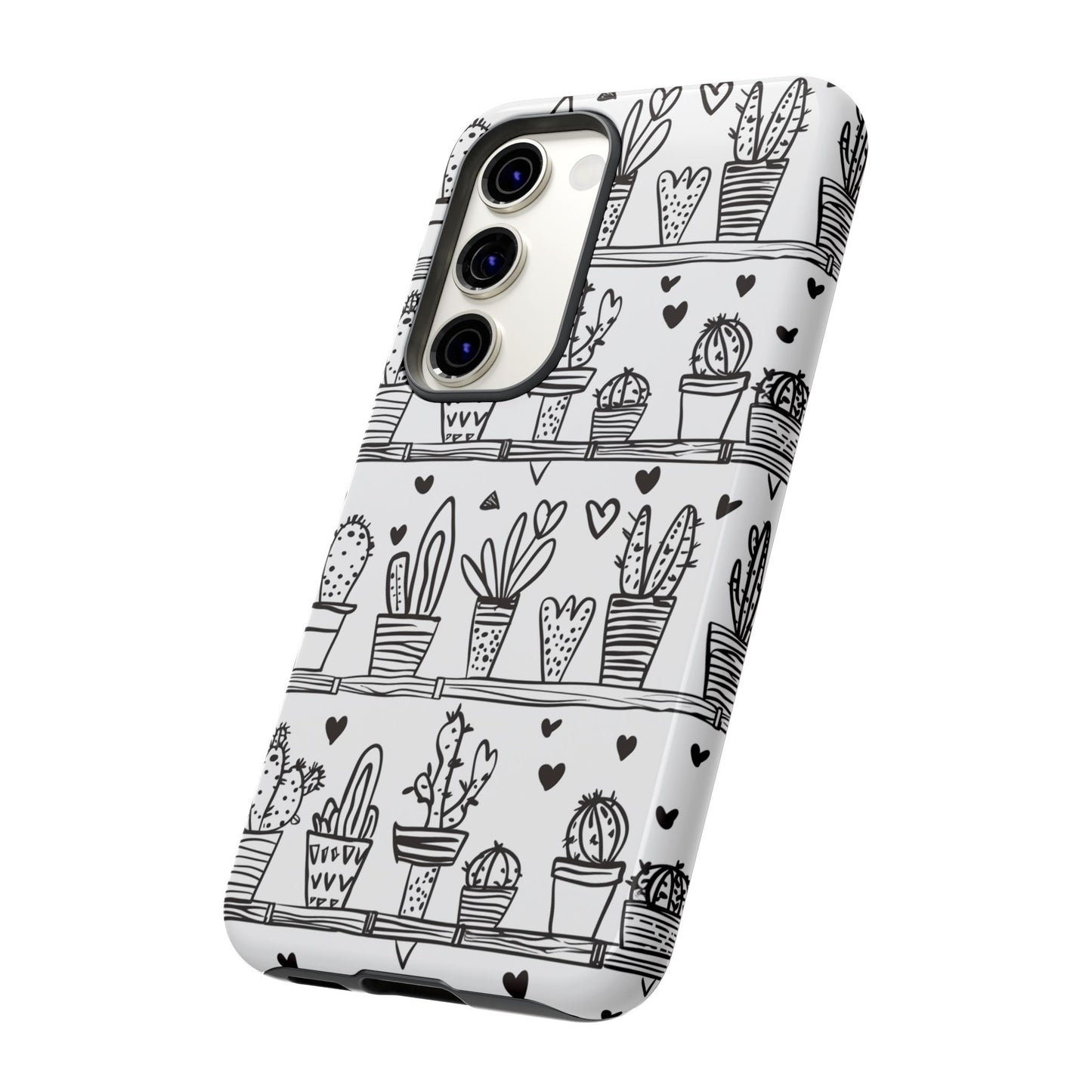 Cactus Succulent Phone Case Cute Plant Aesthetic iPhone Samsung Cover