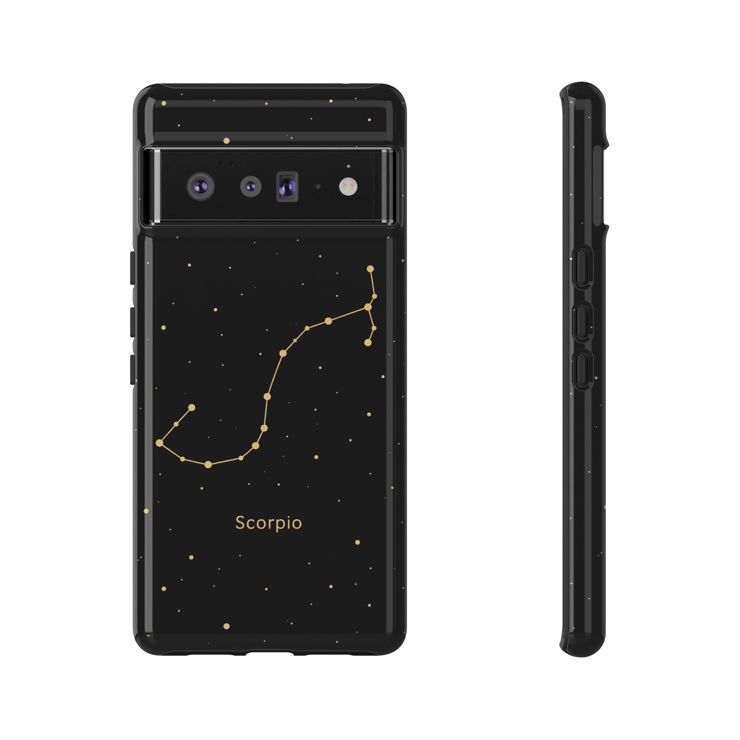 Scorpio Zodiac Constellation Phone Case – Luxe Gold Celestial Cover