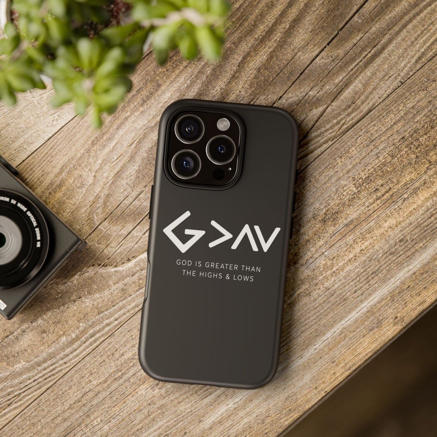 God Is Greater Than The Highs & Lows G>∧∨ Christian Phone Case