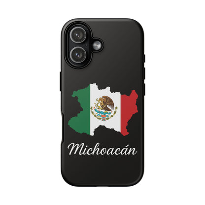 Michoacán Mexico Flag Map Phone Case | Mexican American Pride Tough Case for iPhone & Samsung