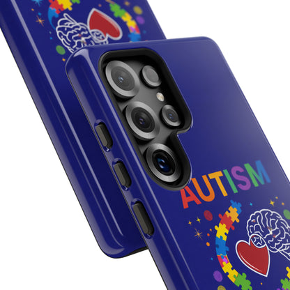 Autism Awareness Tough Case – "Love Connects All Pieces" Phone Case for Iphone, Samsung Galaxy and Pixel