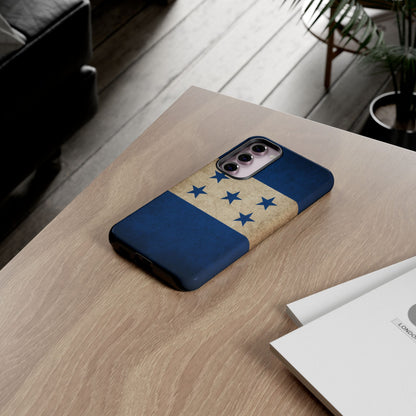 Honduras Flag Phone Case | Vintage Honduran Flag iPhone & Samsung Tough Protective Case