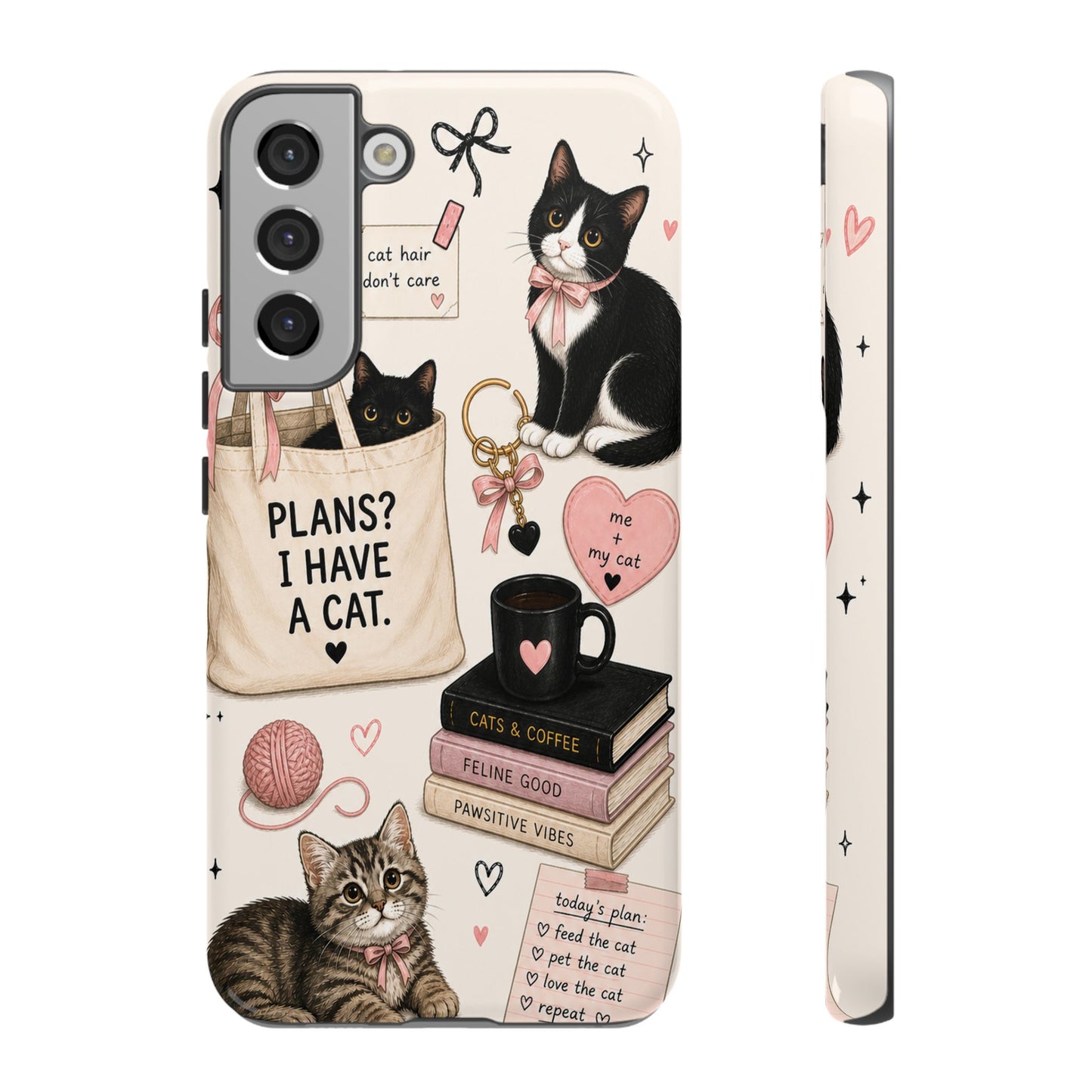 Cat Lover Phone Case | Plans? I Have A Cat Cute Aesthetic Cover