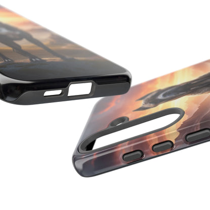 Cane Corso Phone Case – Guard Dog Sunset Tough Case (iPhone, Samsung, Pixel) | Dog Lover Gift