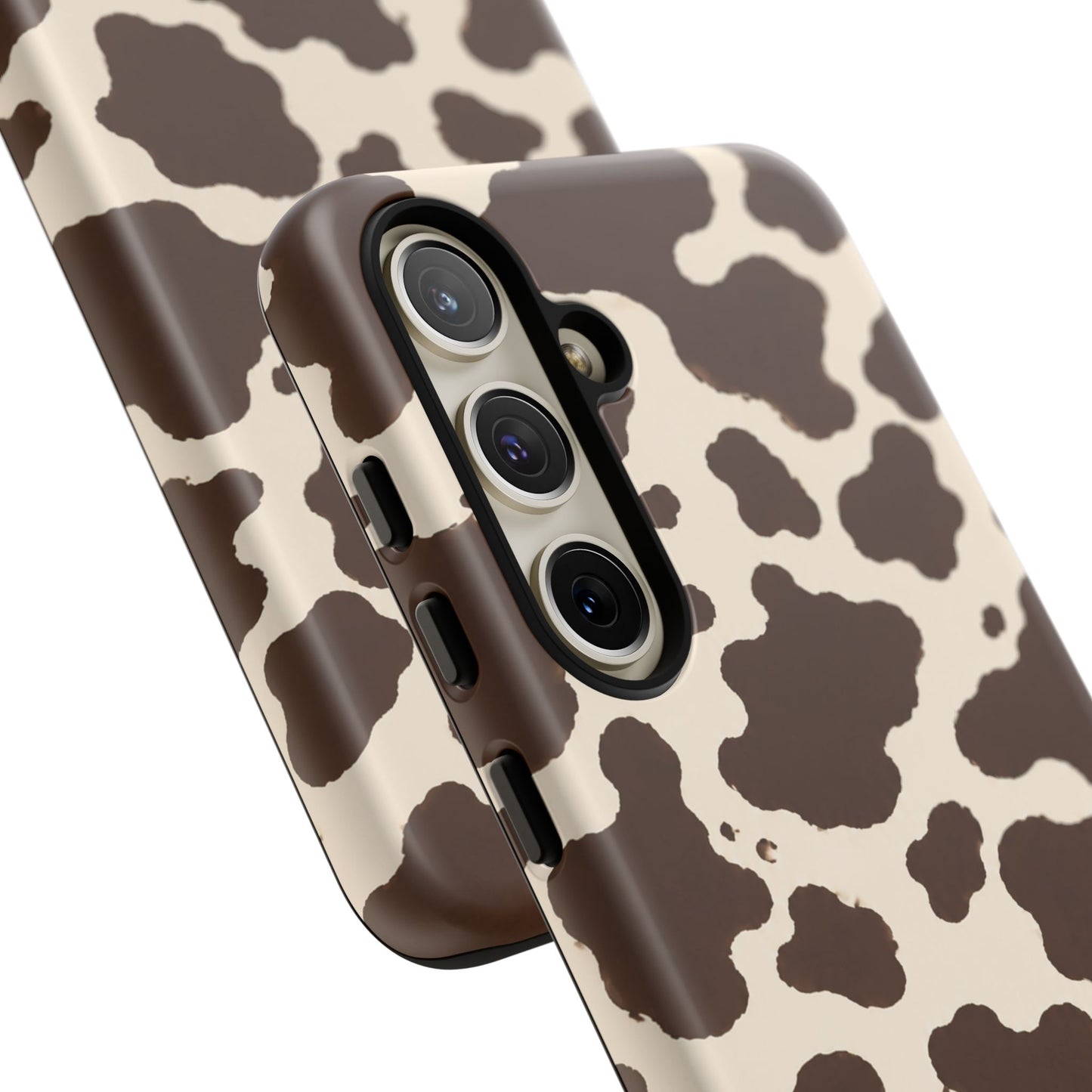 Western Cow Print Tough Phone Case for iPhone Samsung Galaxy Pixel