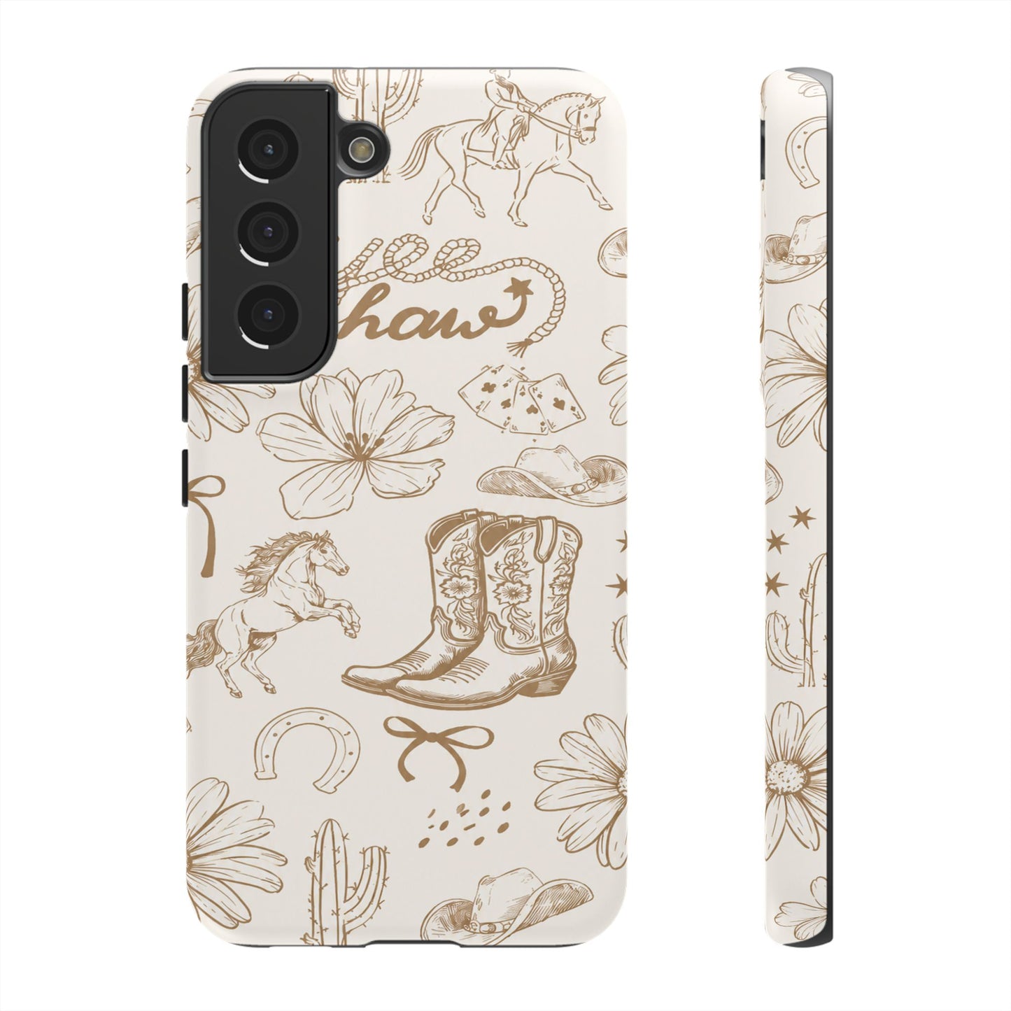 Western Cowgirl Phone Case for iPhone Samsung Galaxy Pixel Tough Case