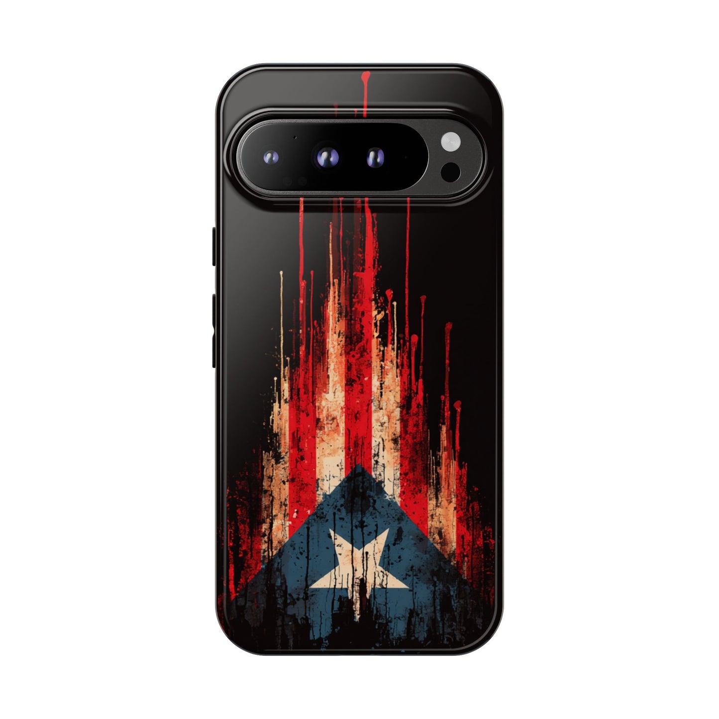 Puerto Rico Flag Phone Case | Distressed Puerto Rican Flag Tough Case | Boricua Pride Protective iPhone Samsung Cover