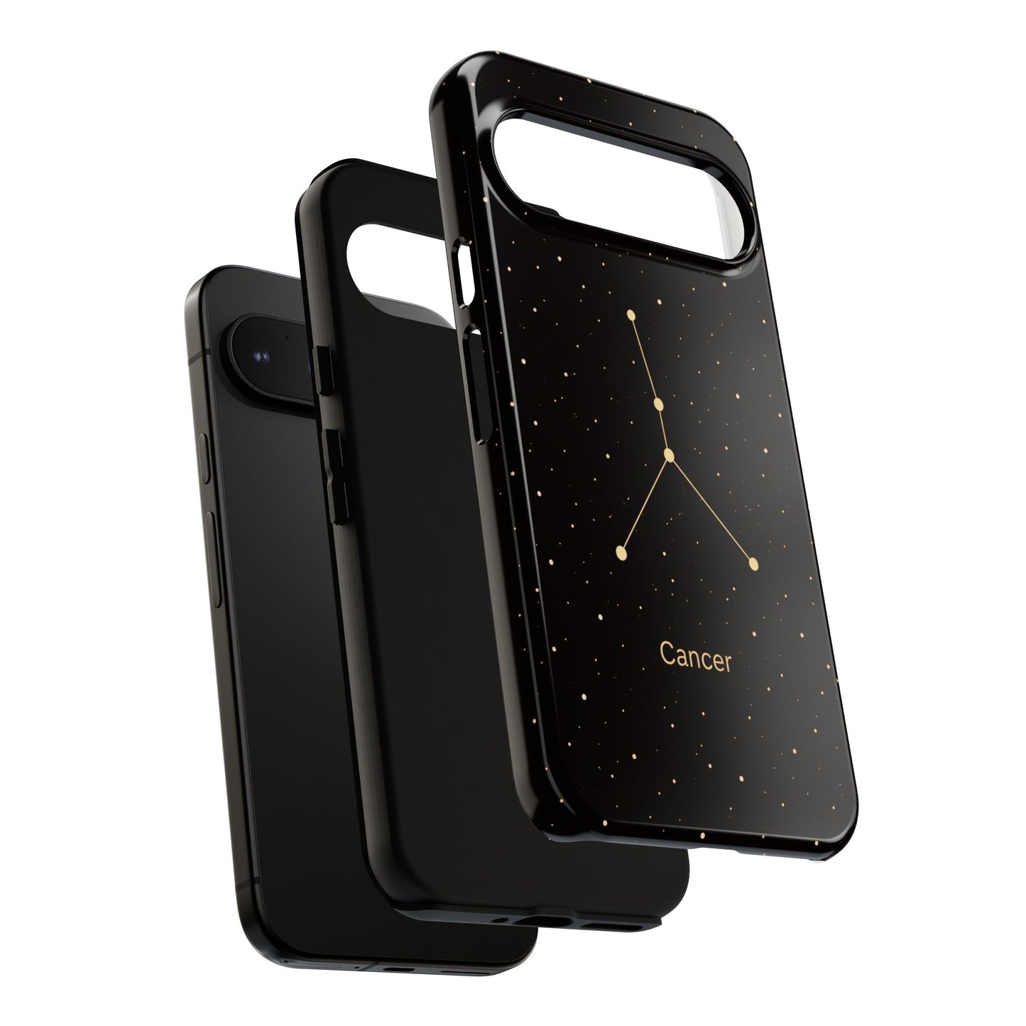 Cancer Zodiac Constellation Phone Case – Luxe Gold Celestial Cover