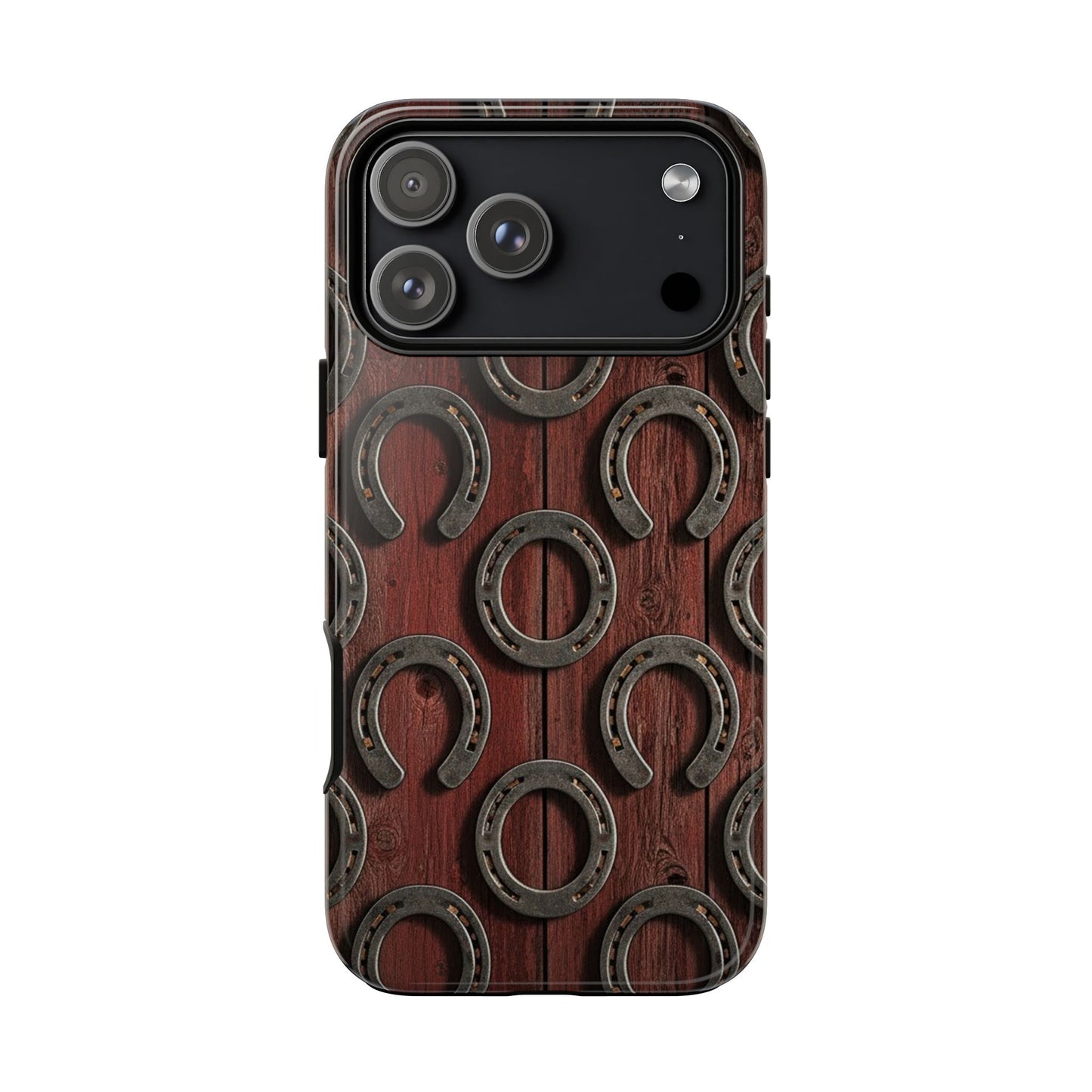 Rustic Horseshoe Western Phone Case – Cowboy Country Ranch Tough Case