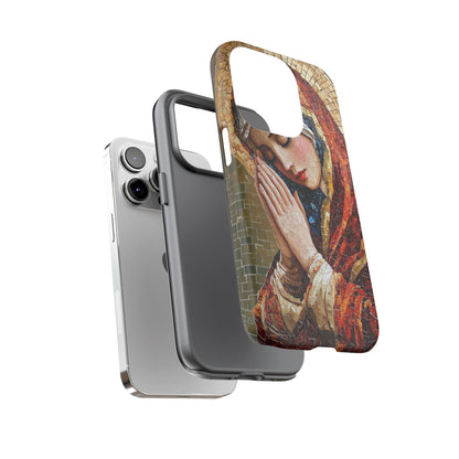 Virgin Mary Phone Case, Catholic Phone Case, Christian Aesthetic Case, Religious iPhone Case, Saint Art Case, Faith Gift