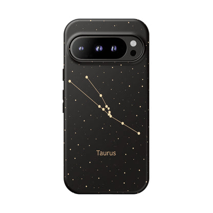 Taurus Zodiac Constellation Phone Case – Luxe Gold Celestial Cover