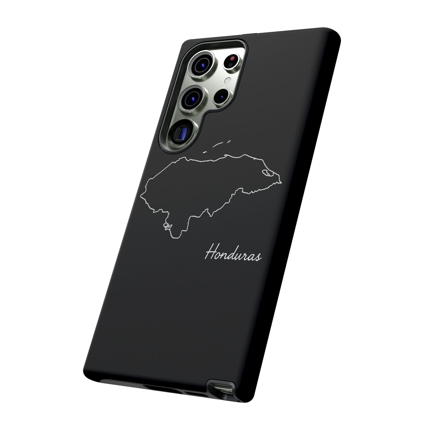 Honduras Outline Phone Case – Minimal Country Map Tough Case (iPhone, Samsung, Pixel)