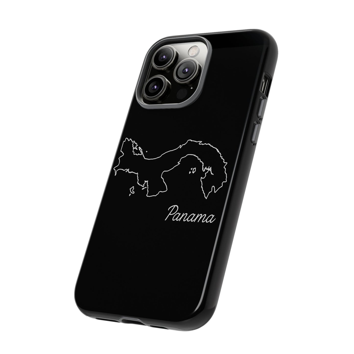 Panama Outline Phone Case – Minimal Country Map Tough Case (iPhone, Samsung, Pixel)