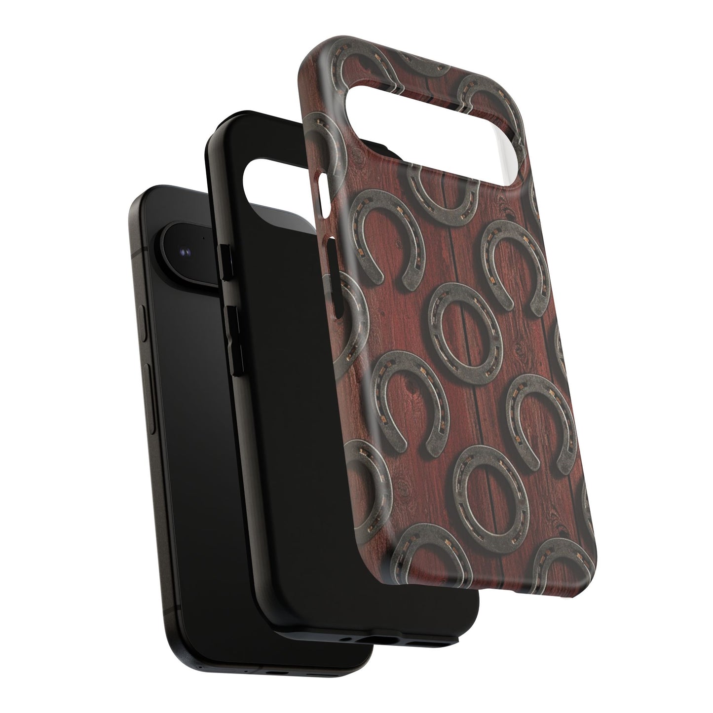 Rustic Horseshoe Western Phone Case – Cowboy Country Ranch Tough Case