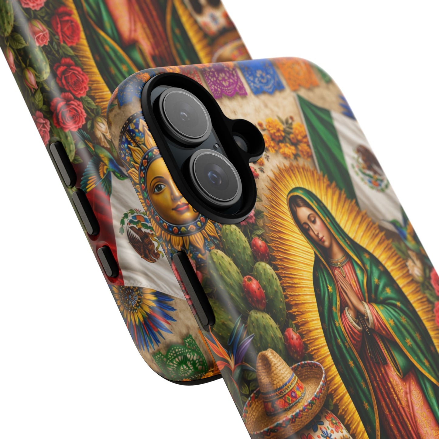 Virgen de Guadalupe Phone Case Mexican Floral iPhone Samsung Pixel Case