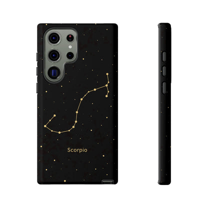 Scorpio Zodiac Constellation Phone Case – Luxe Gold Celestial Cover
