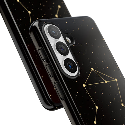 Libra Zodiac Constellation Phone Case – Luxe Gold Celestial Cover