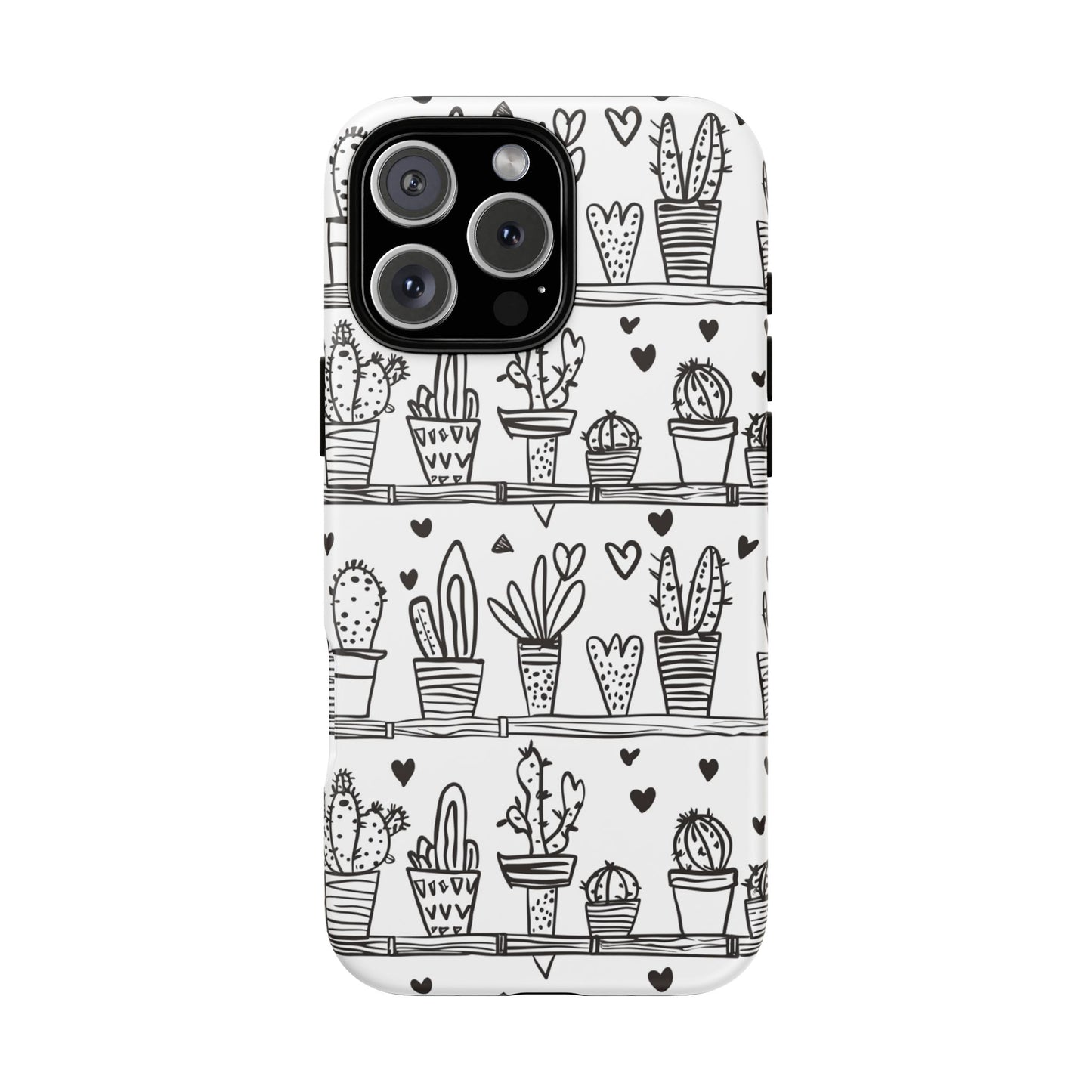 Cactus Succulent Phone Case Cute Plant Aesthetic iPhone Samsung Cover