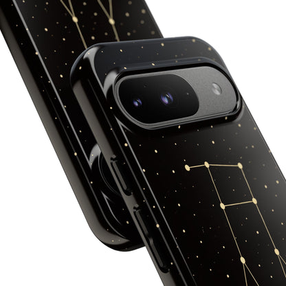 Gemini Zodiac Constellation Phone Case – Luxe Gold Celestial Cover