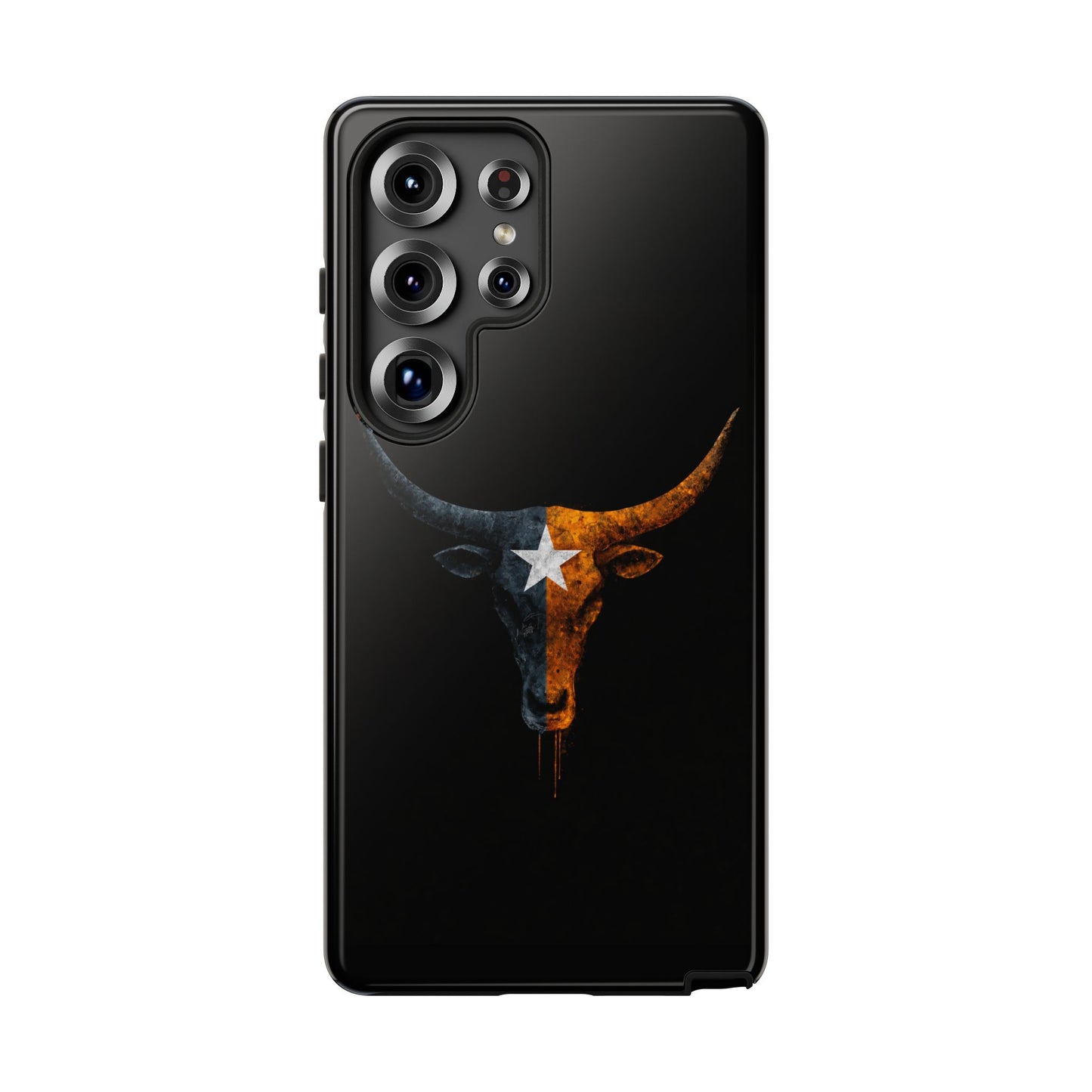 Texas Longhorn Skull Phone Case Western Cowboy Bull iPhone Samsung Cover