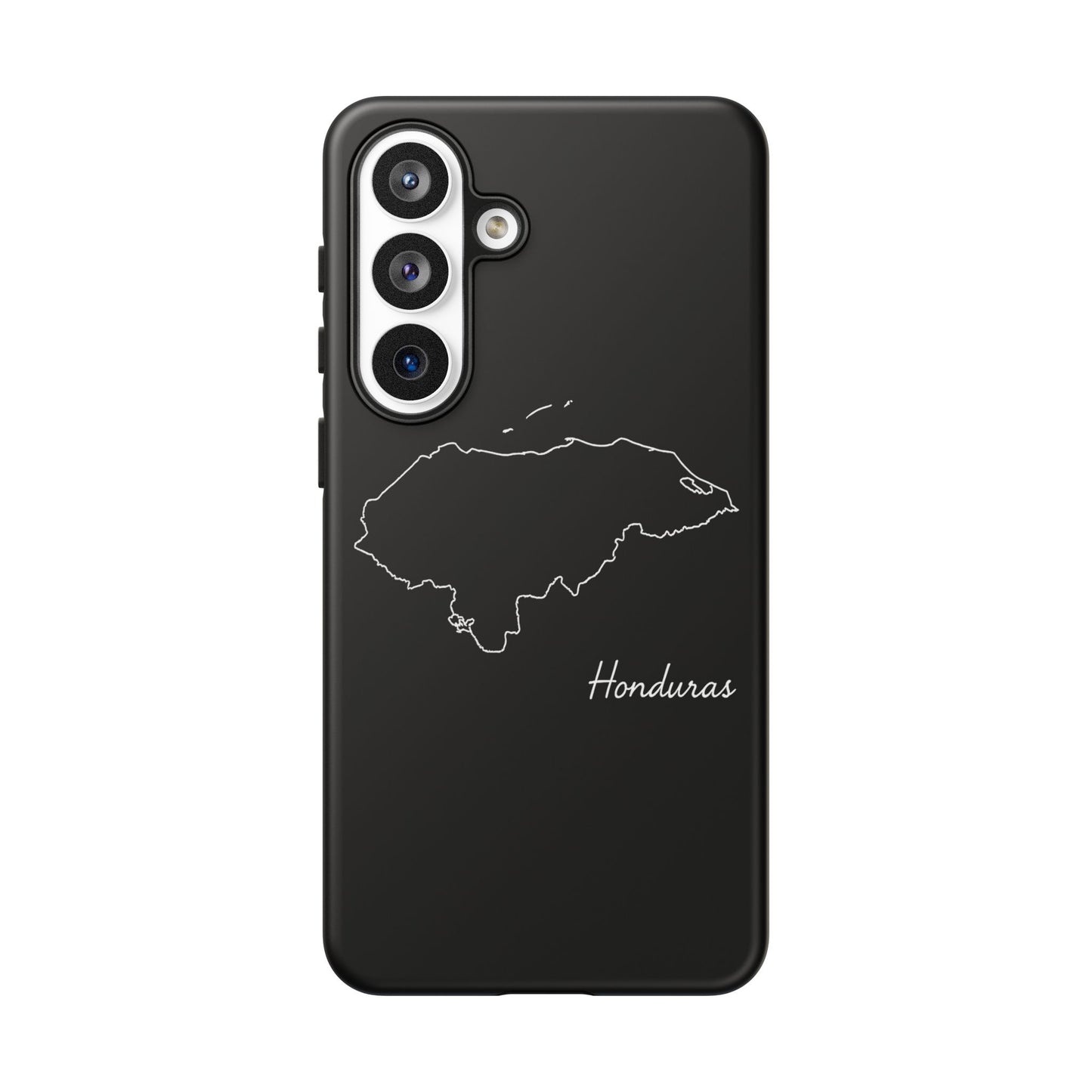 Honduras Outline Phone Case – Minimal Country Map Tough Case (iPhone, Samsung, Pixel)
