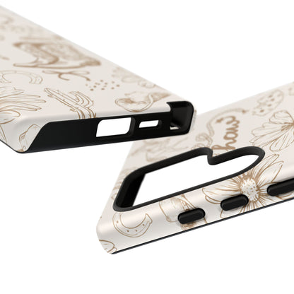 Western Cowgirl Phone Case for iPhone Samsung Galaxy Pixel Tough Case
