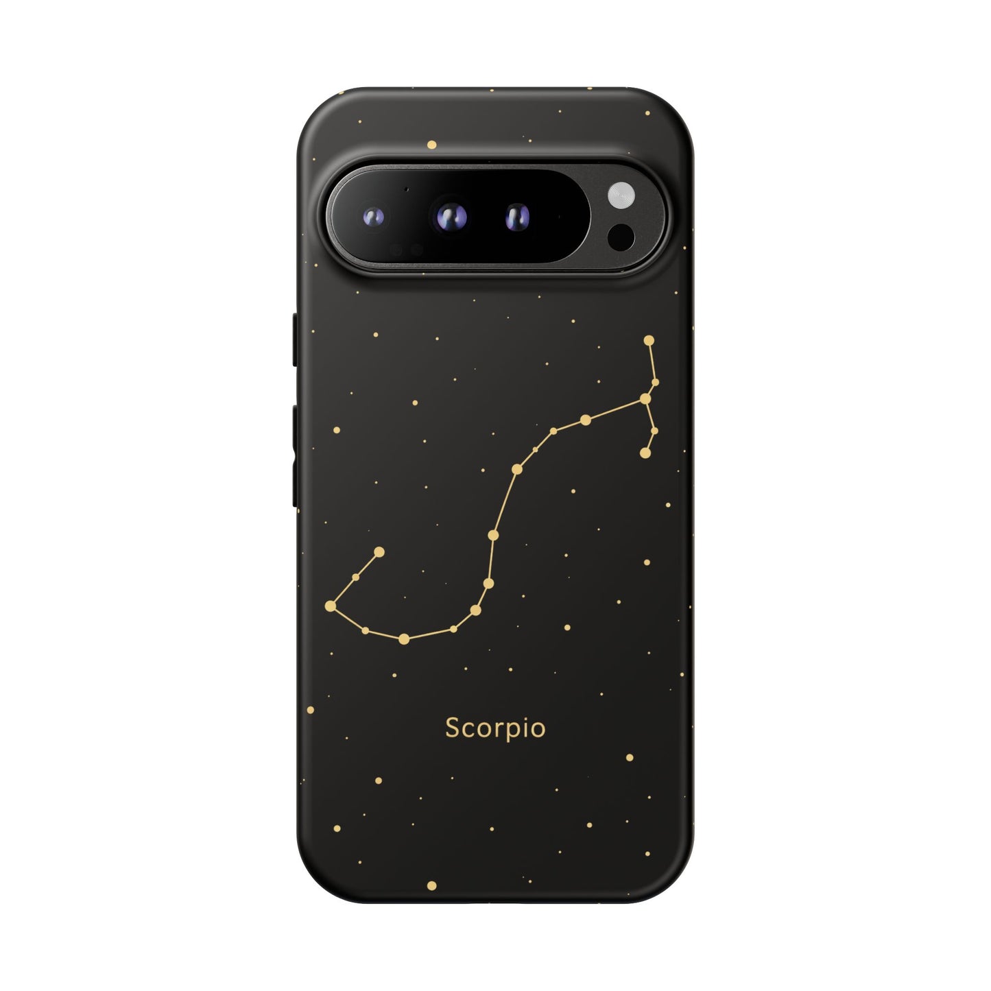 Scorpio Zodiac Constellation Phone Case – Luxe Gold Celestial Cover