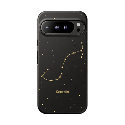 Scorpio Zodiac Constellation Phone Case – Luxe Gold Celestial Cover