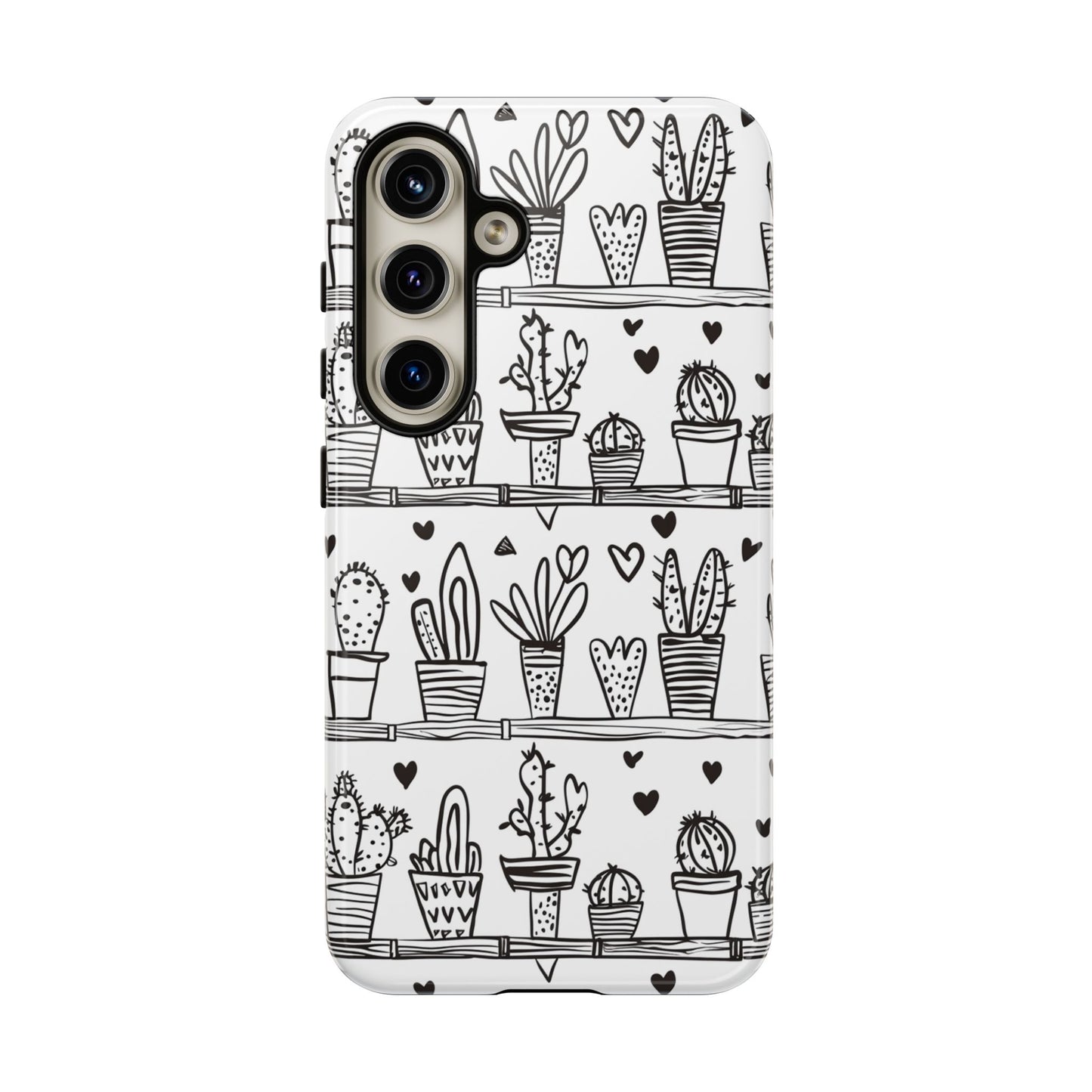 Cactus Succulent Phone Case Cute Plant Aesthetic iPhone Samsung Cover