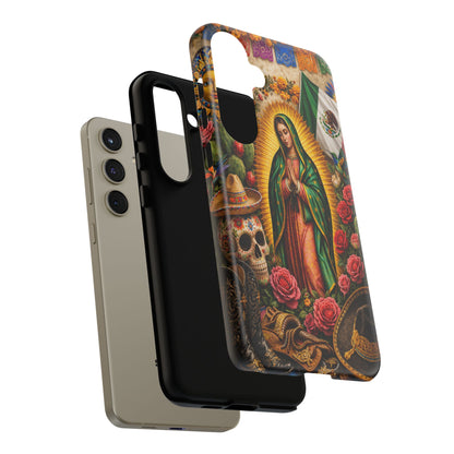 Virgen de Guadalupe Phone Case Mexican Floral iPhone Samsung Pixel Case