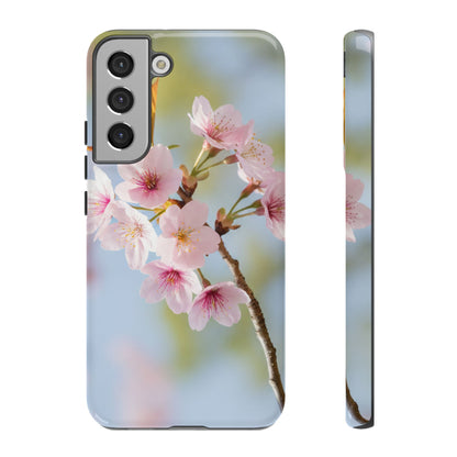 Cherry Blossom Phone Case – Pink Floral Tough Case (iPhone, Samsung Galaxy, Pixel)