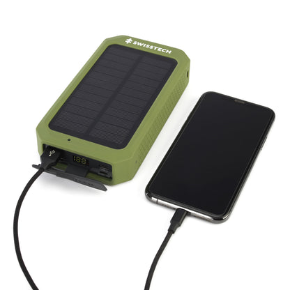 (4 Pack)  Wireless Power Bank, 20000 Mah, Built-In Flashlight, Charging Pad, IP54 Weatherproof, Travel Ready