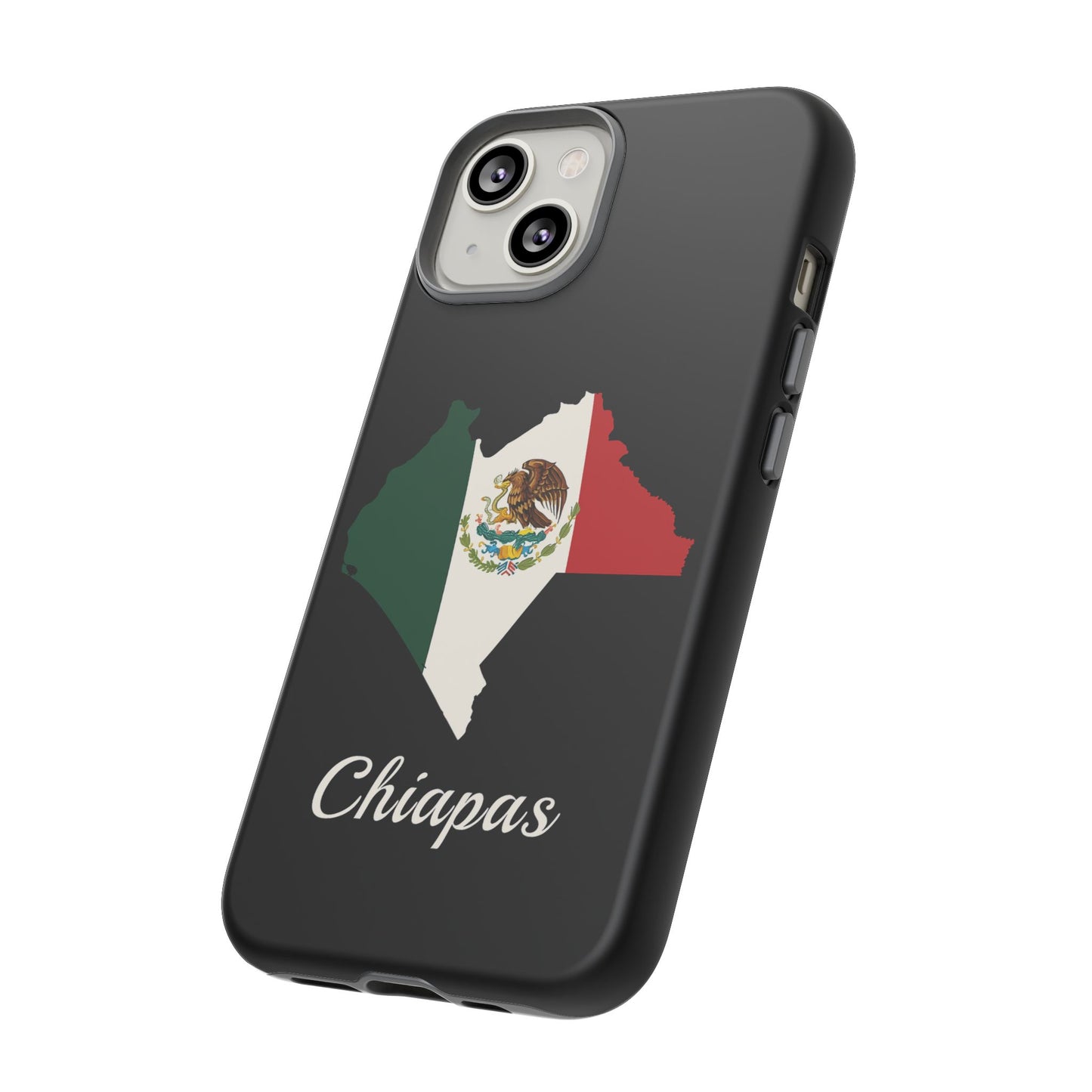 Chiapas Mexico Flag Map Phone Case | Mexican American Pride Tough Case for iPhone & Samsung