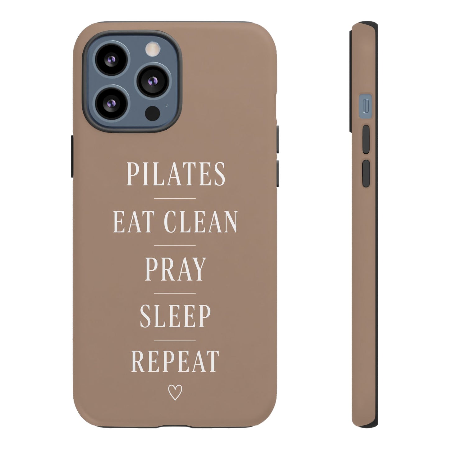 Pilates Phone Case | Eat Clean Pray Sleep Repeat Aesthetic | Wellness Girl Gift