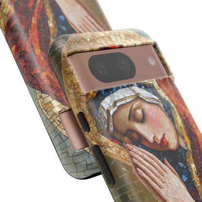 Virgin Mary Phone Case, Catholic Phone Case, Christian Aesthetic Case, Religious iPhone Case, Saint Art Case, Faith Gift