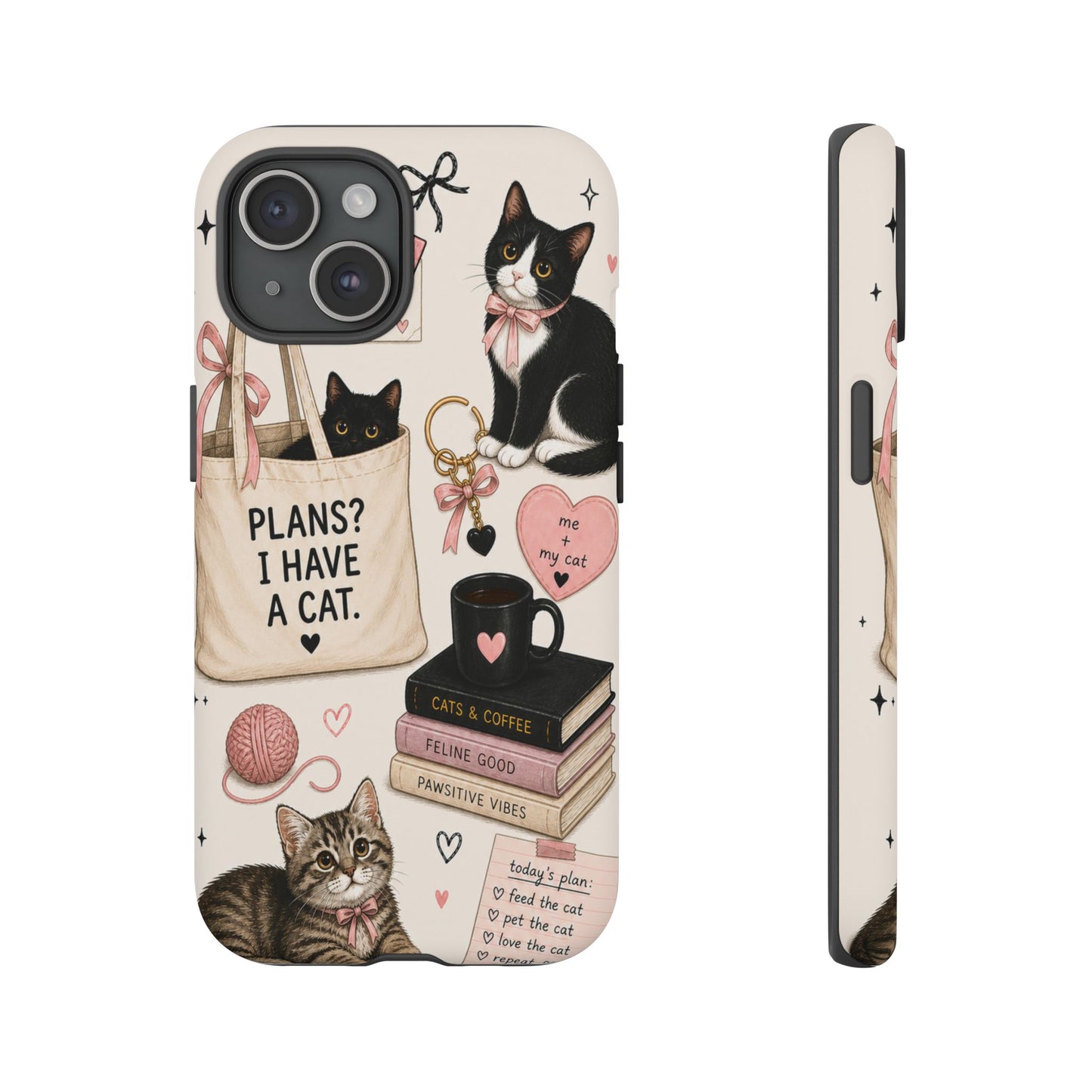 Cat Lover Phone Case | Plans? I Have A Cat Cute Aesthetic Cover