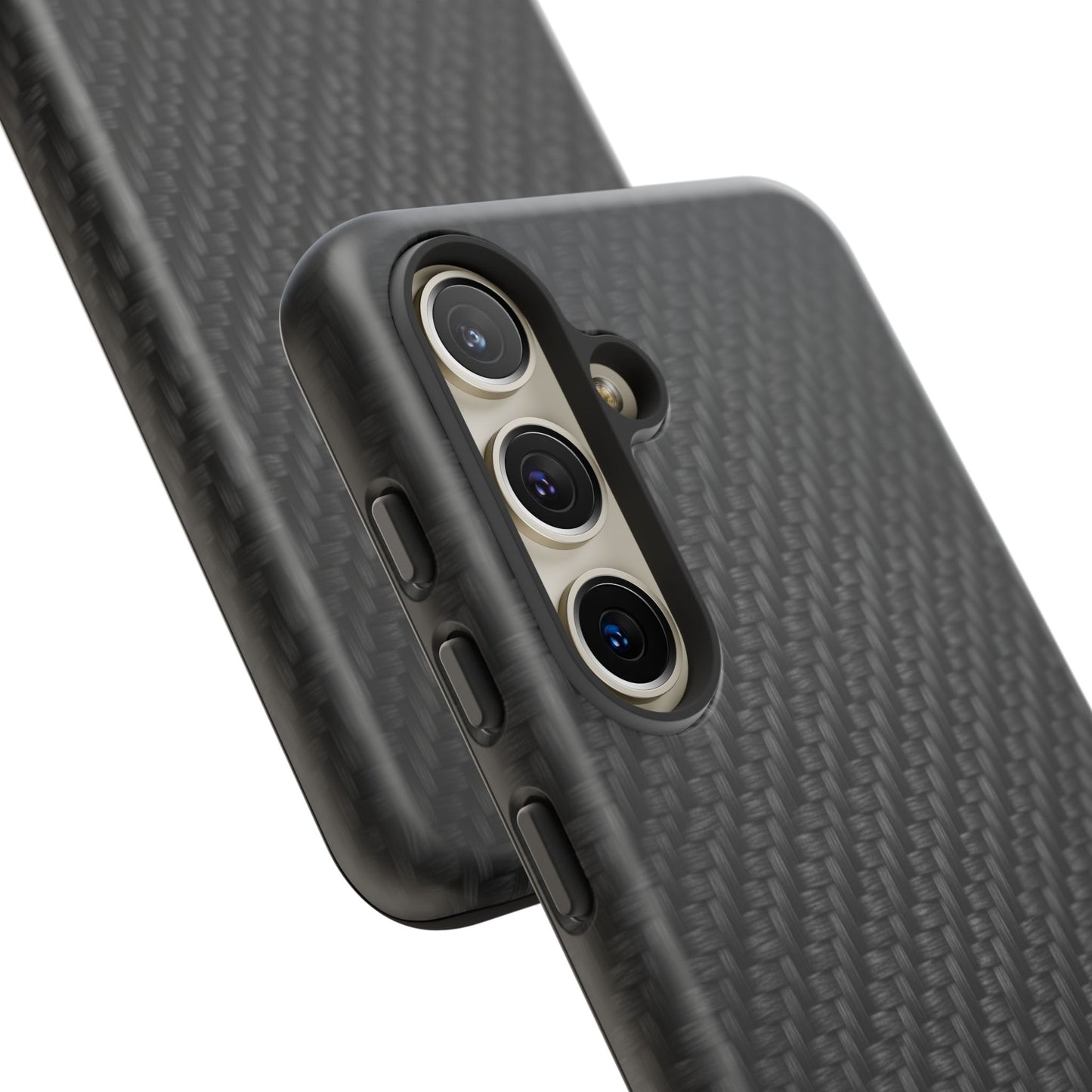 Carbon Fiber Inspired Phone Case – Rugged Slim Protective Tech Case for iPhone & Samsung