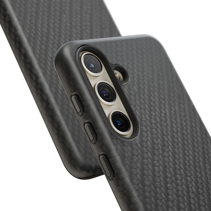Carbon Fiber Inspired Phone Case – Rugged Slim Protective Tech Case for iPhone & Samsung