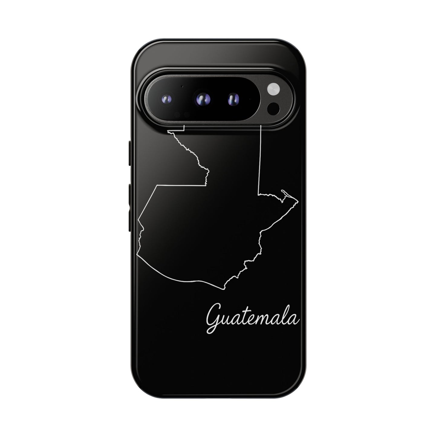 Guatemala Outline Phone Case – Minimal Country Map Tough Case (iPhone, Samsung, Pixel)