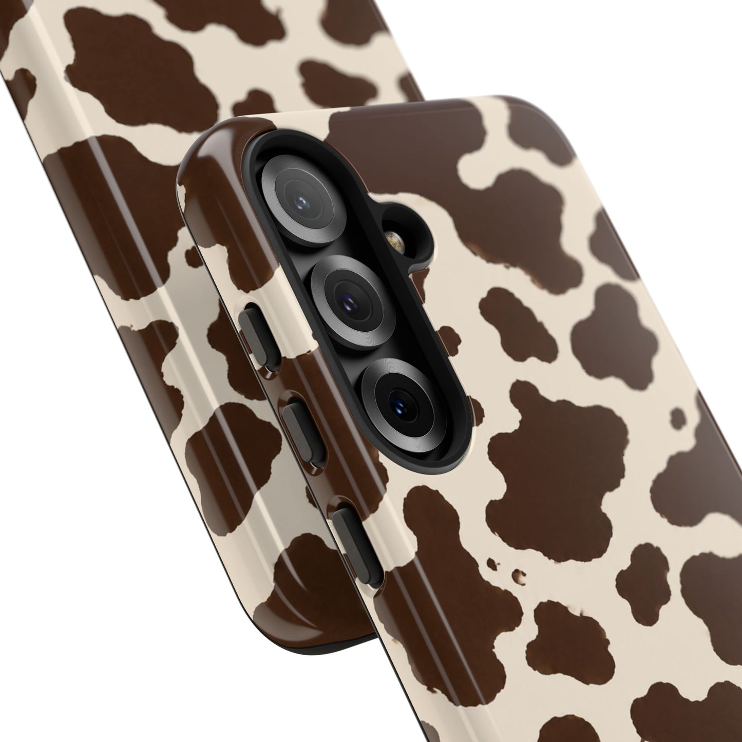 Western Cow Print Tough Phone Case for iPhone Samsung Galaxy Pixel