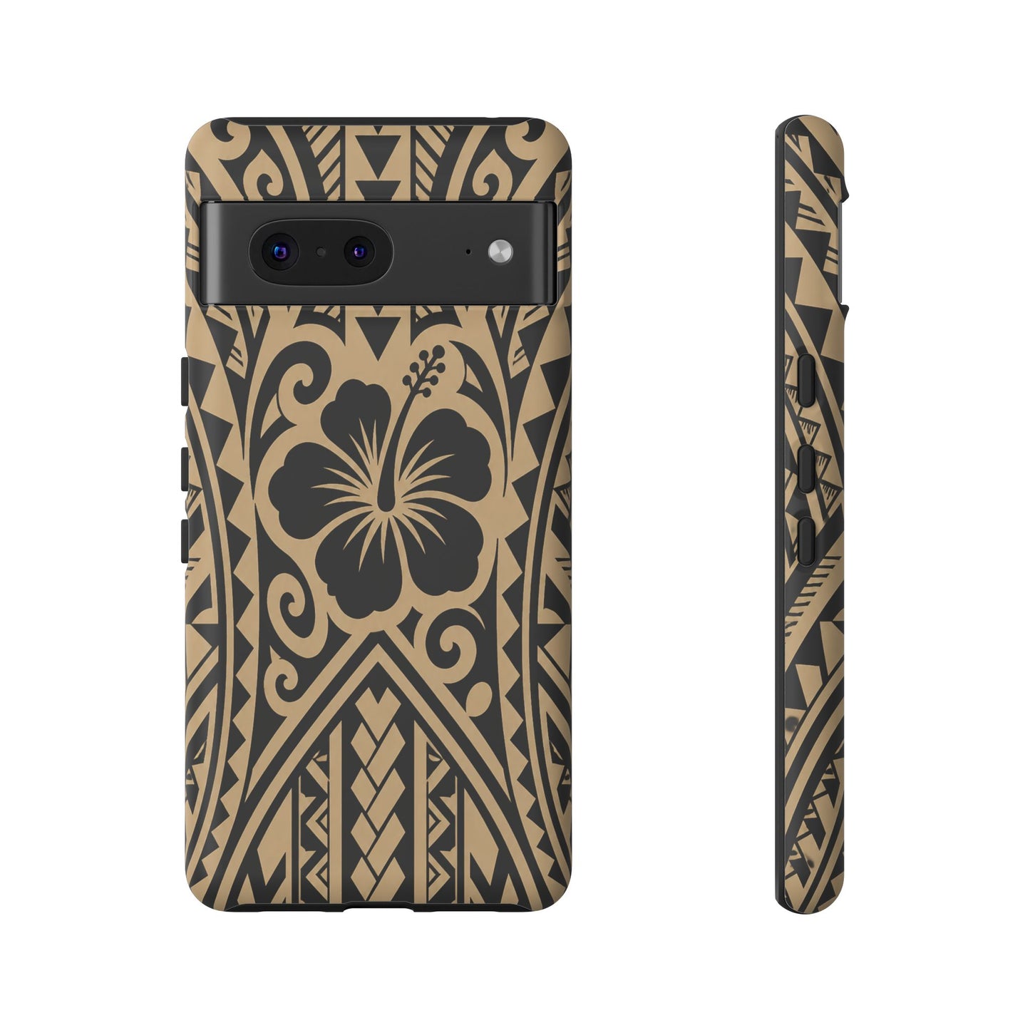 Polynesian Tribal Hawaiin Hibiscus Phone Case for iPhone Samsung Galaxy