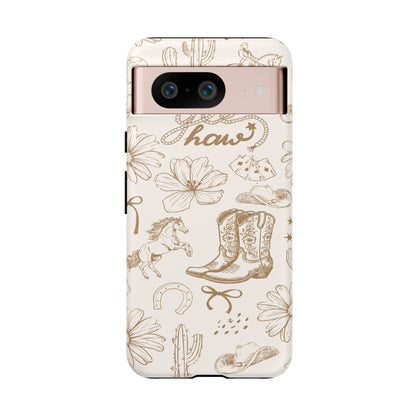 Western Cowgirl Phone Case for iPhone Samsung Galaxy Pixel Tough Case
