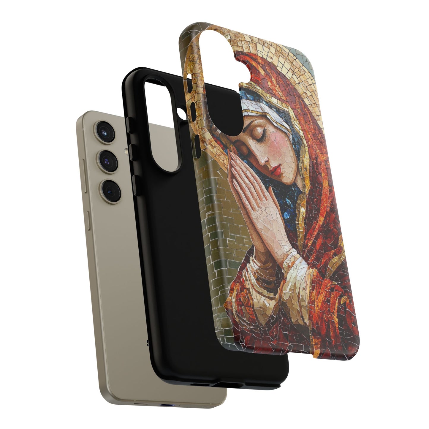 Virgin Mary Phone Case, Catholic Phone Case, Christian Aesthetic Case, Religious iPhone Case, Saint Art Case, Faith Gift