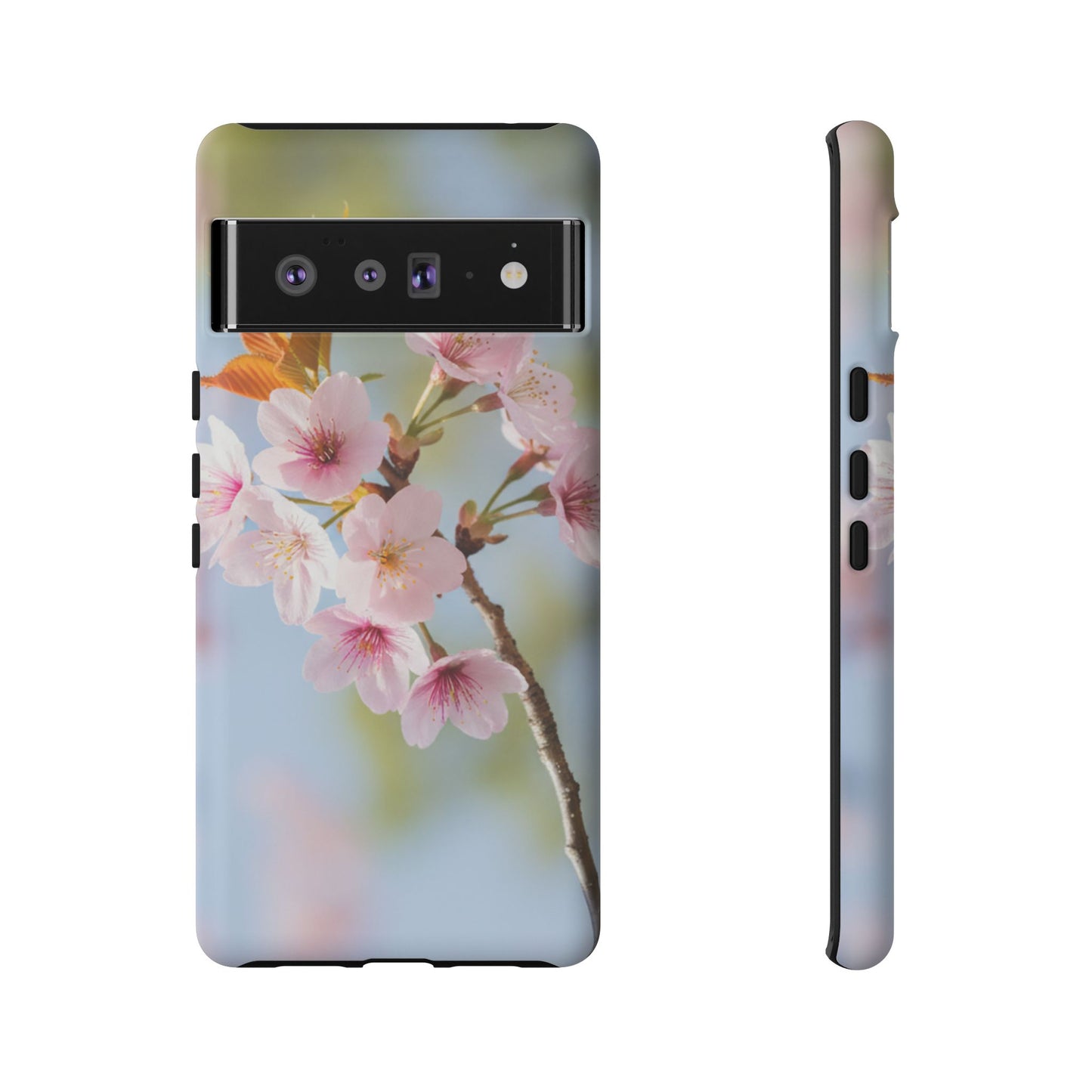 Cherry Blossom Phone Case – Pink Floral Tough Case (iPhone, Samsung Galaxy, Pixel)