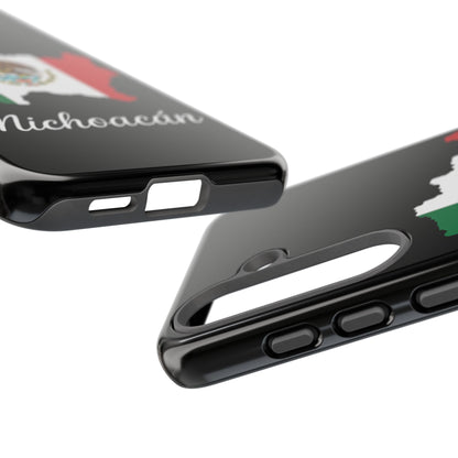 Michoacán Mexico Flag Map Phone Case | Mexican American Pride Tough Case for iPhone & Samsung