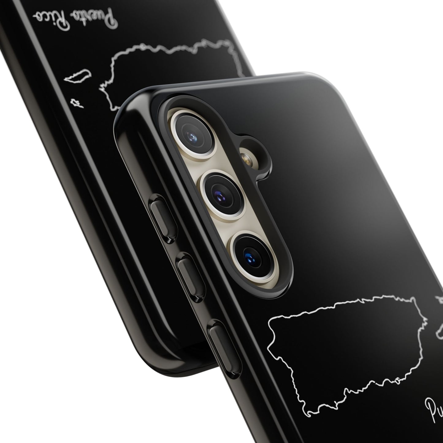 Puerto Rico Outline Phone Case – Minimal Country Map Tough Case (iPhone, Samsung, Pixel)