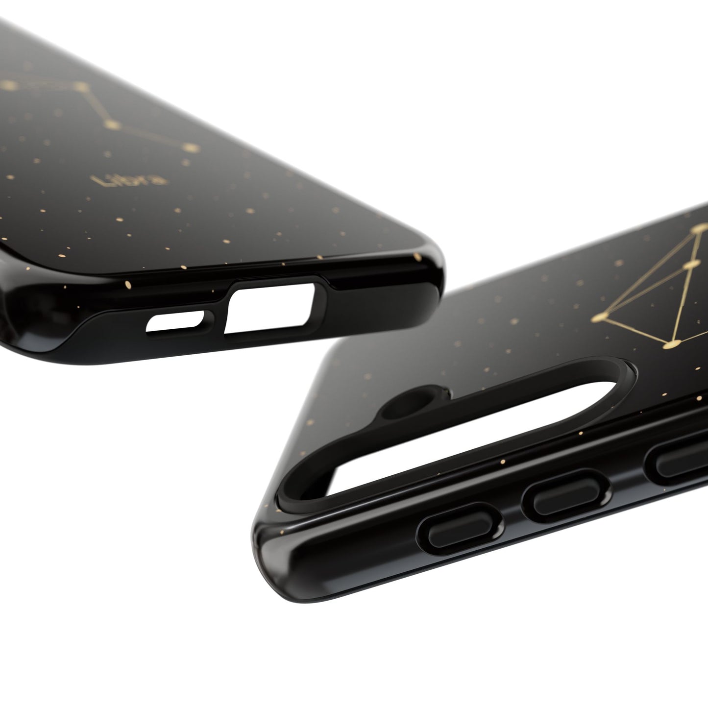 Libra Zodiac Constellation Phone Case – Luxe Gold Celestial Cover
